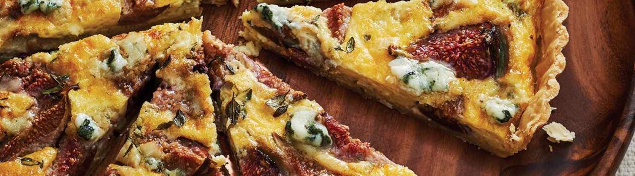 Recipe. blue cheese and fig tart