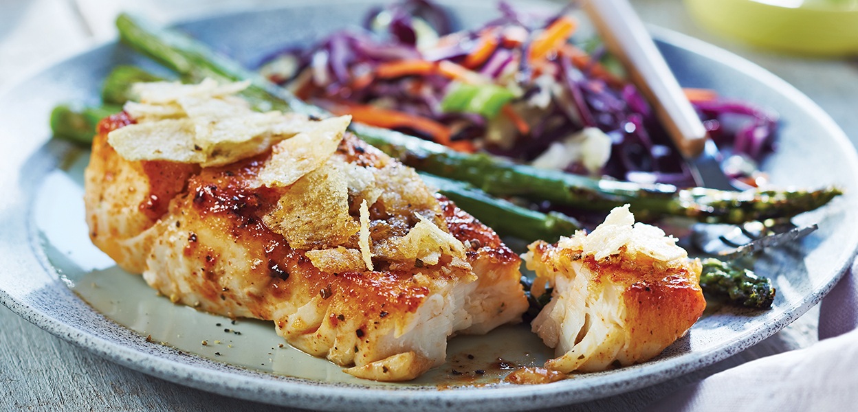 Spiced Fish with Chip Topping BBQ Skillet – West IGA