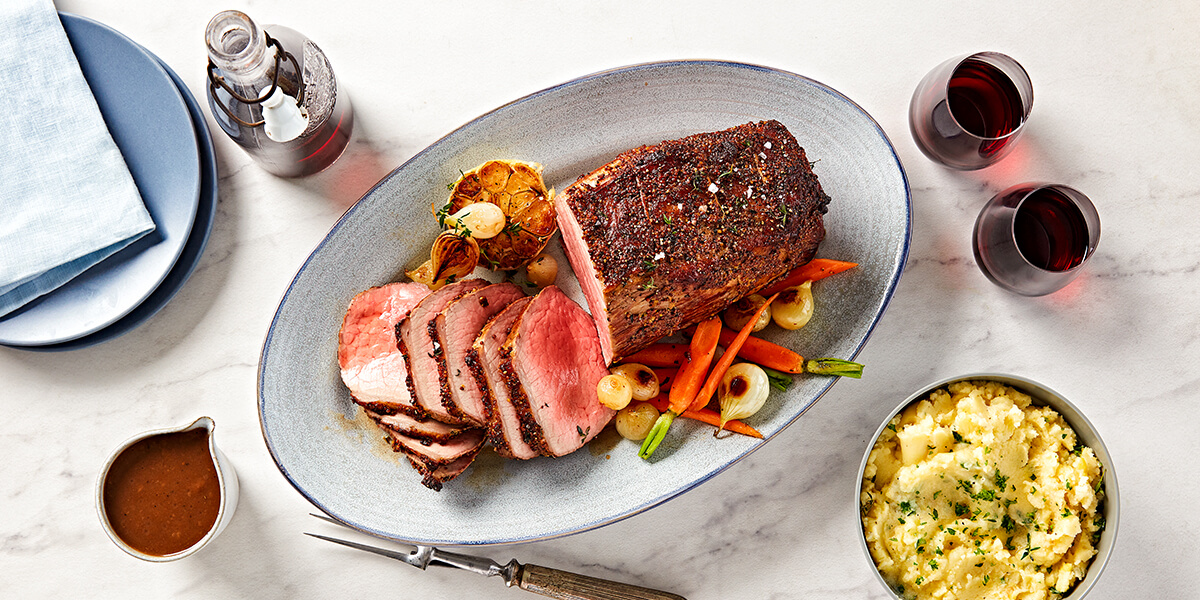 Pepper, Mustard and Thyme-Crusted Roast Beef – West IGA