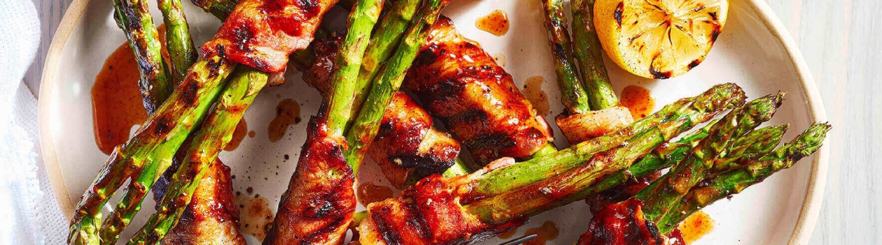 Grilled Bacon-Wrapped Asparagus