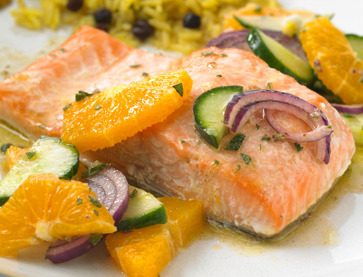 Citrus Salmon & Orange Salad – West IGA