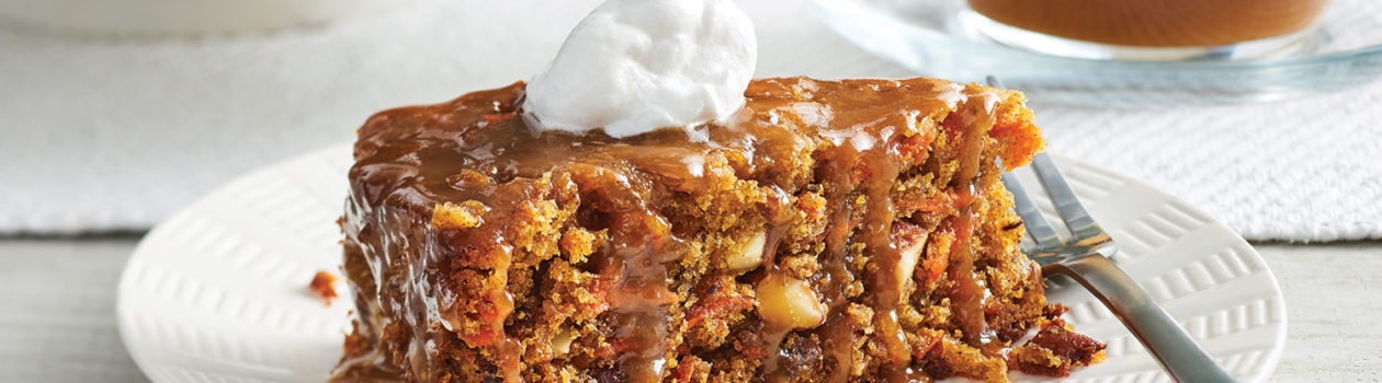 Festive Slow Cooker Carrot Pudding