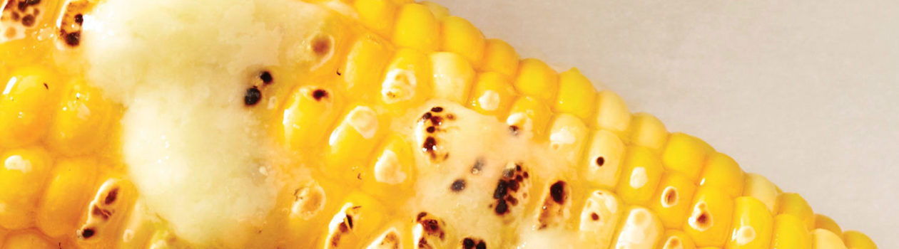Corn on the Cob with mable Giner butter