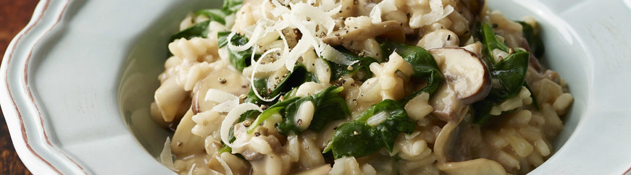 Forest Mushroom and Spinach Risotto