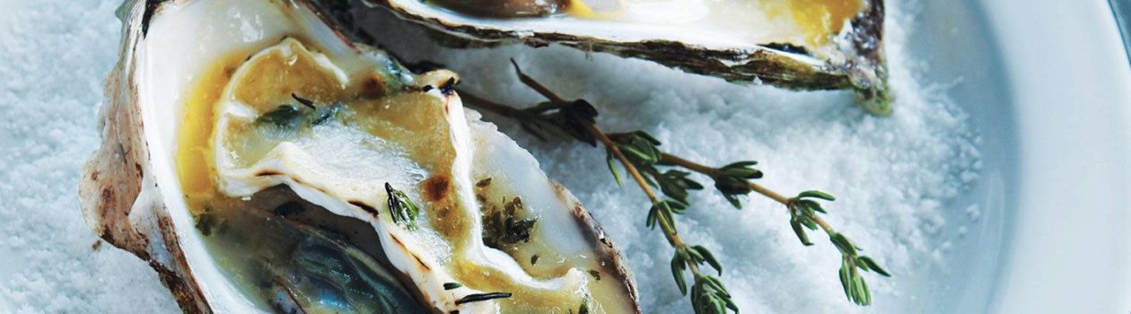 Baked Oysters with Brie