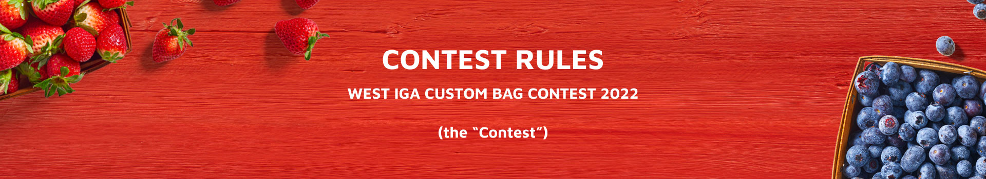 IGA Contest Rules Banner