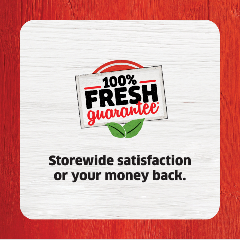 100% Fresh Guarantee Banner