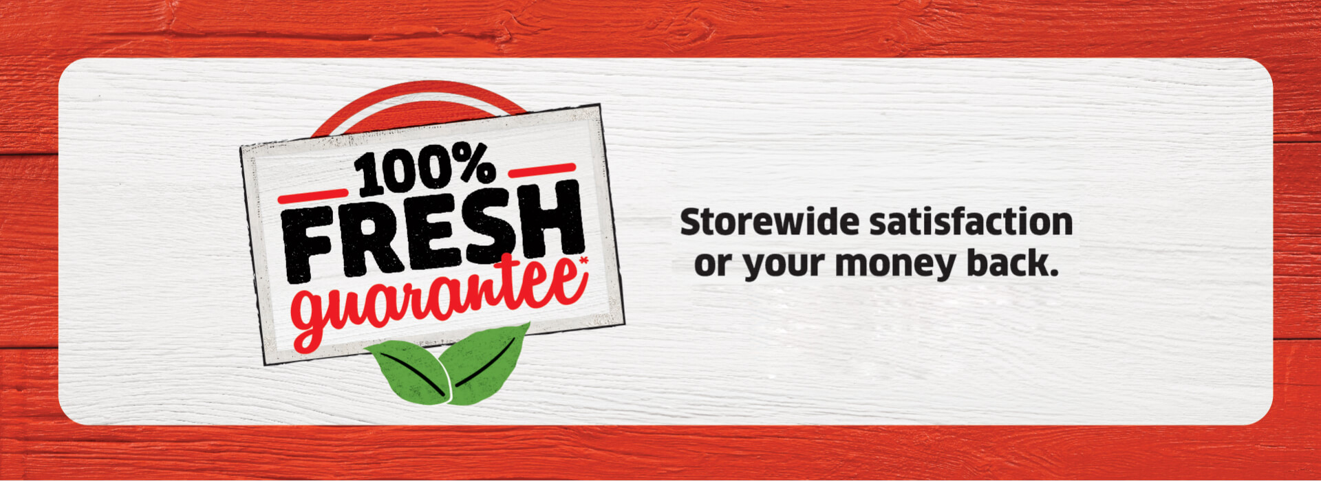 100% Fresh Guarantee Banner