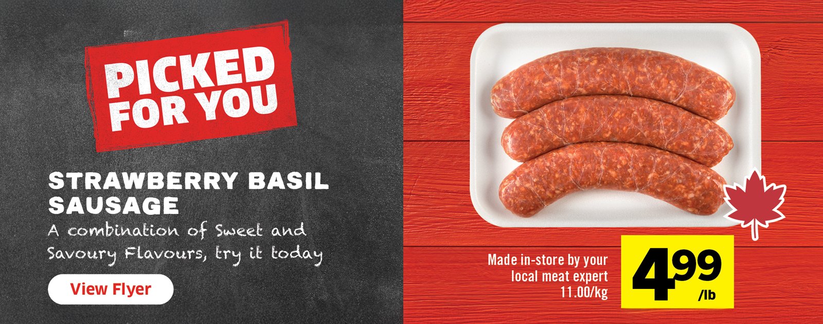 Picked For You - Strawberry Basil Sausage