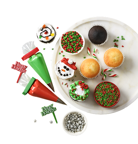 Christmas cupcake