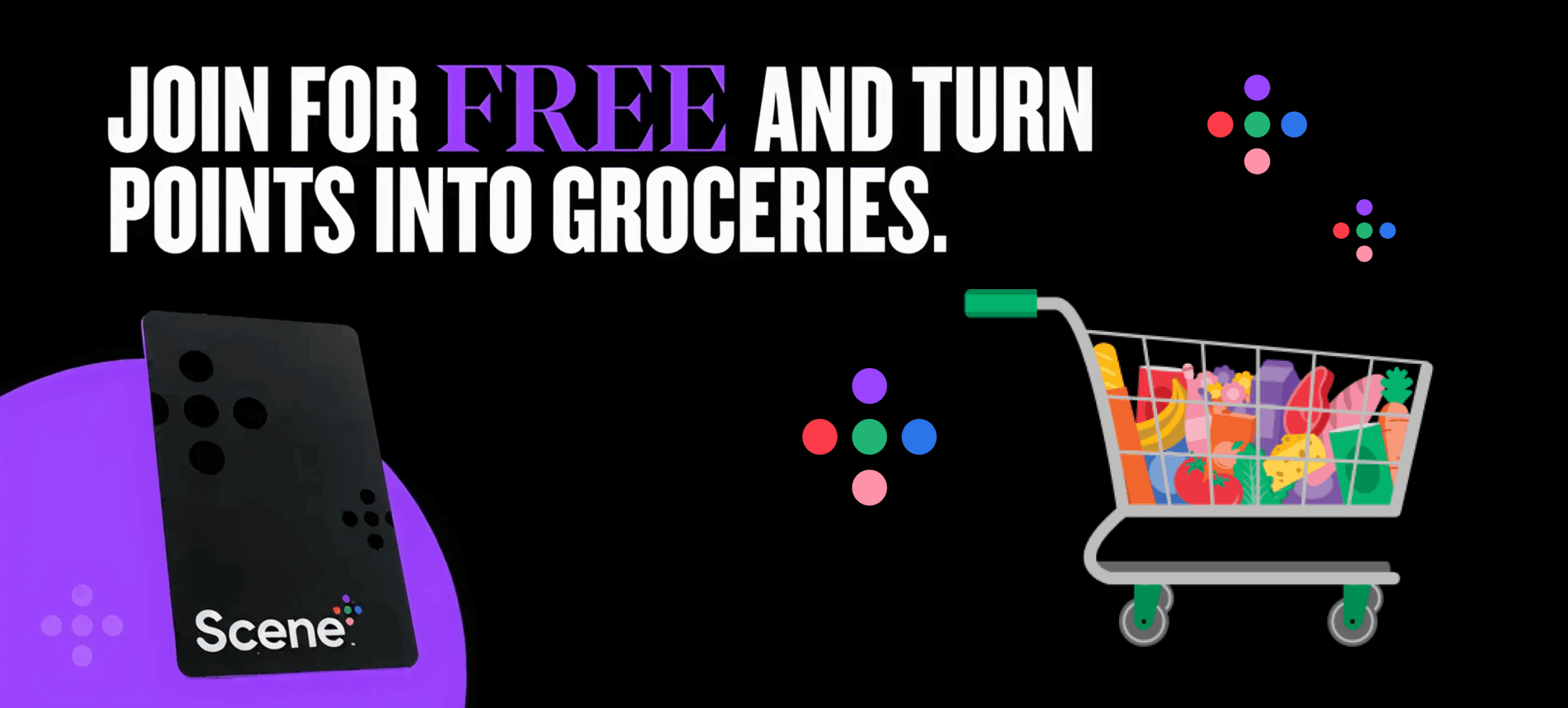 Use your Scene card to enter