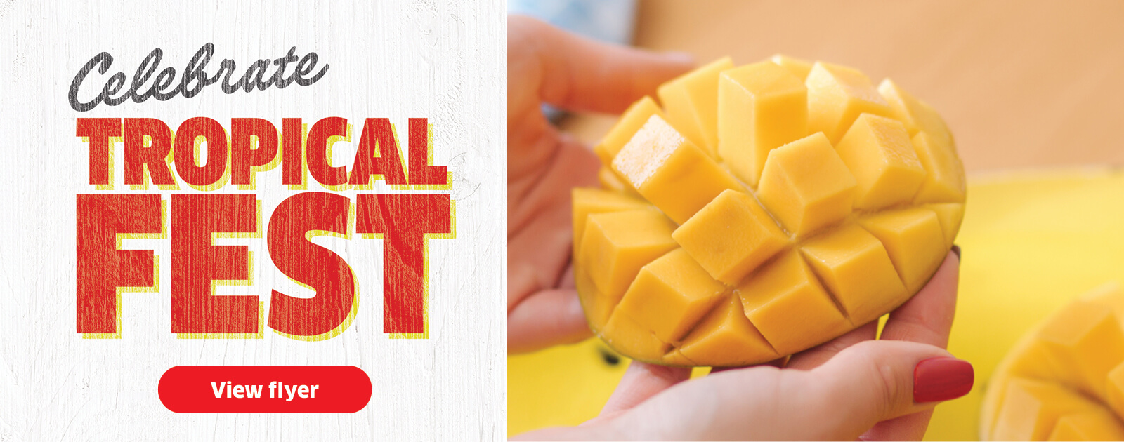 Celebrate Tropical Fest View Flyer Here's your chance to WIN 100,000 PTs That's like $1000 towards your groceries! Every purchase of fresh tropical fruits with the swipe of your registered Scene+ card enters you for a chance to win. Valid from March 12-18, 2026.