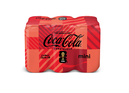 Coca-Cola Zero Sugar Mini Cans 6-pack