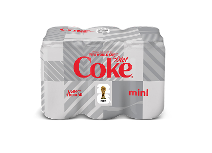 Diet Coca-Cola Mini Cans 6-pack